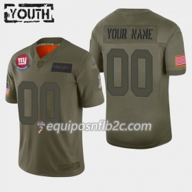 Camiseta Niño NFL New York Giants Personalizar Nike 2019 Salute to Service